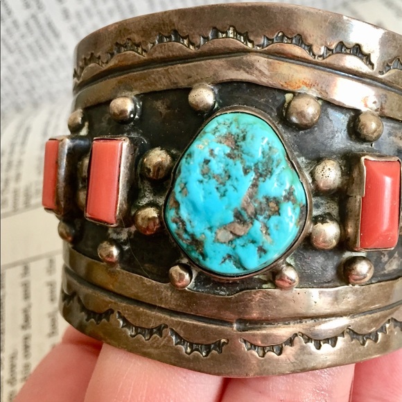 W. Dodson Native American Cuff Bracelet - Picture 6 of 6
